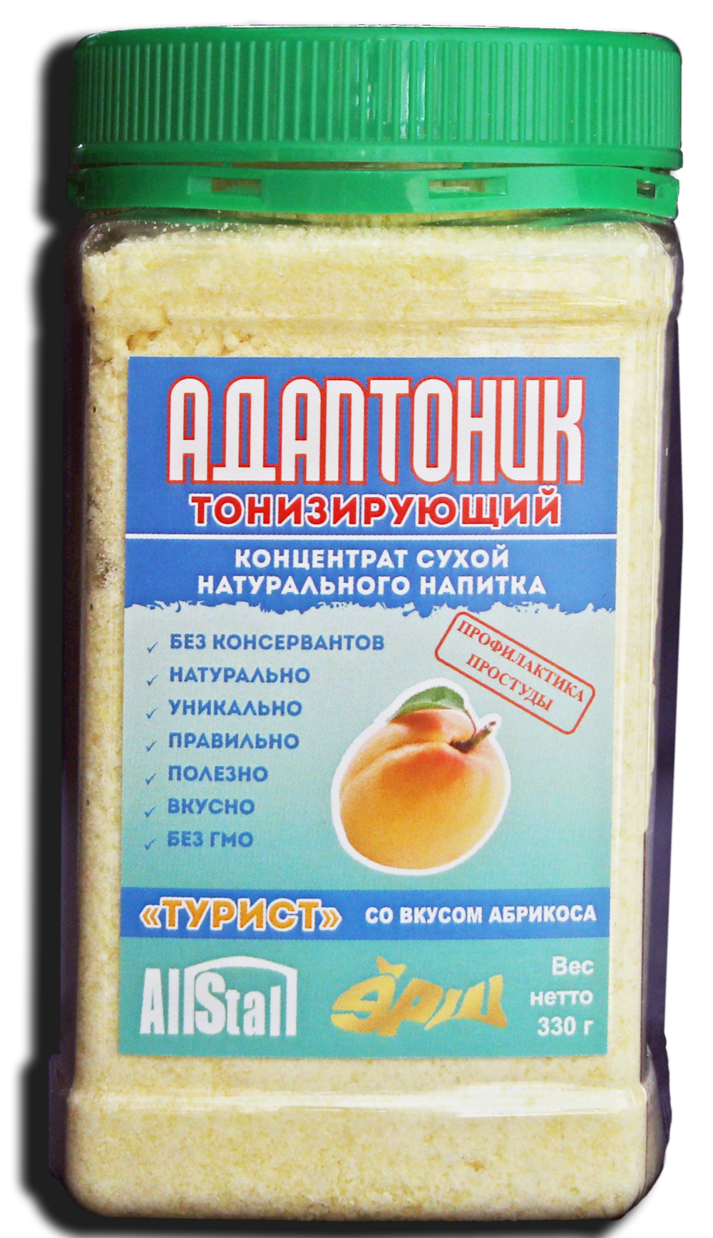 Адаптоник "Турист" (абрикос) в ПЭТ-банке 330 г