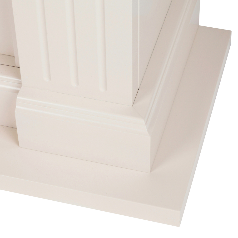 Каминокомплект Real Flame Ontario 42/BV WT с очагом Beverly 1000 (без обогрева)