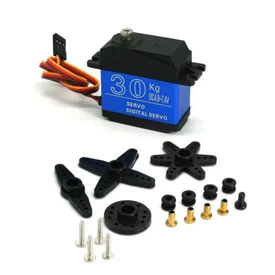 Цифровой сервопривод 30 кг/см с металлическим редуктором