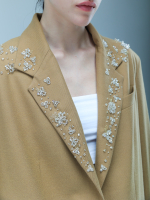 Жакет BRONZE DROPS, бежевый