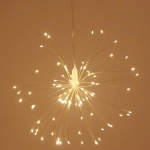 Гирлянда для дома БАХРОМА «Сфера» ш3м*в0,4/0,6м 500 ламп LED, 8 режимов, IP-40, Теплый белый