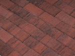 Тротуарная плитка ВАН, форма Брусчатка, h=40мм