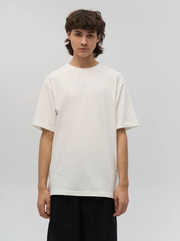 Футболка Плотная Мужская тофу - фото 1