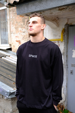 Лонгслив SPACE OverSize Черный