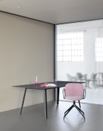 Кресло офисное с обивкой Scab Design Mentha Pop, черный, розовый