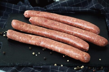 Колбаски для гриля Бифстори. Свежемороженые. 300 грамм.