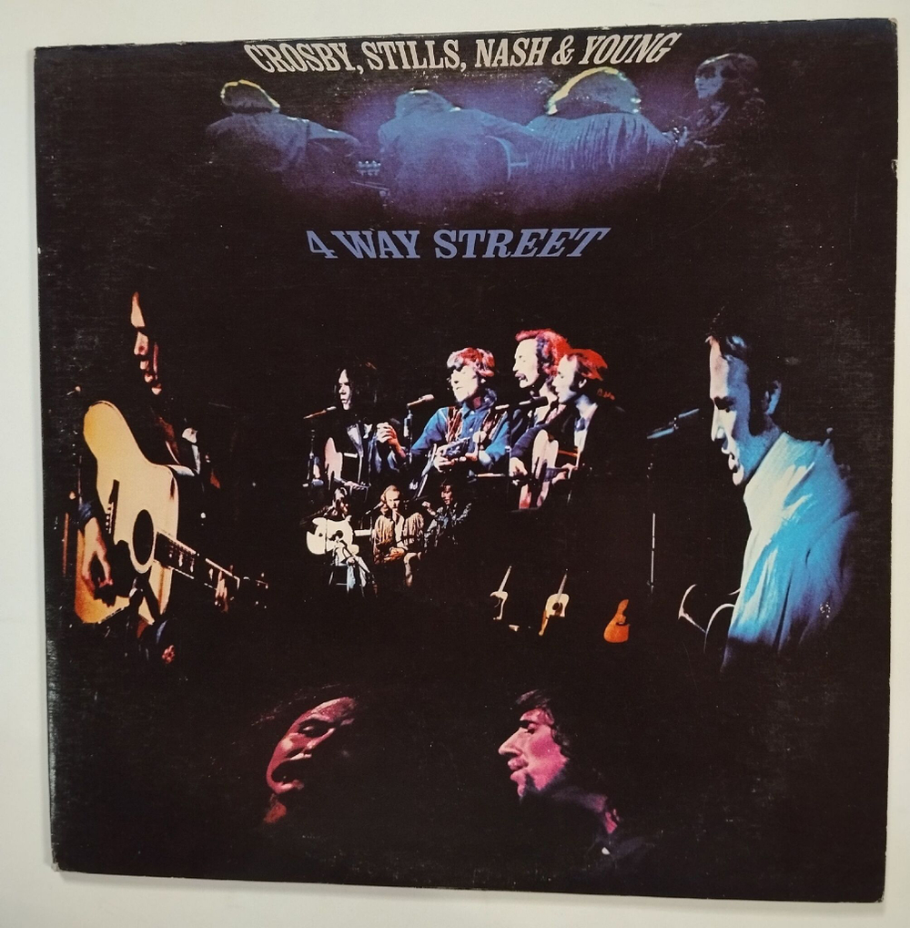 Винтажная виниловая пластинка LP Crosby, Stills, Nash and Young 4 Way Street (USA 1971)