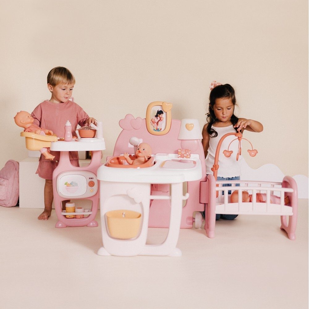 Smoby Baby Nurse - Уголок няни для кукольного дома 42 см + аксессуары 220394