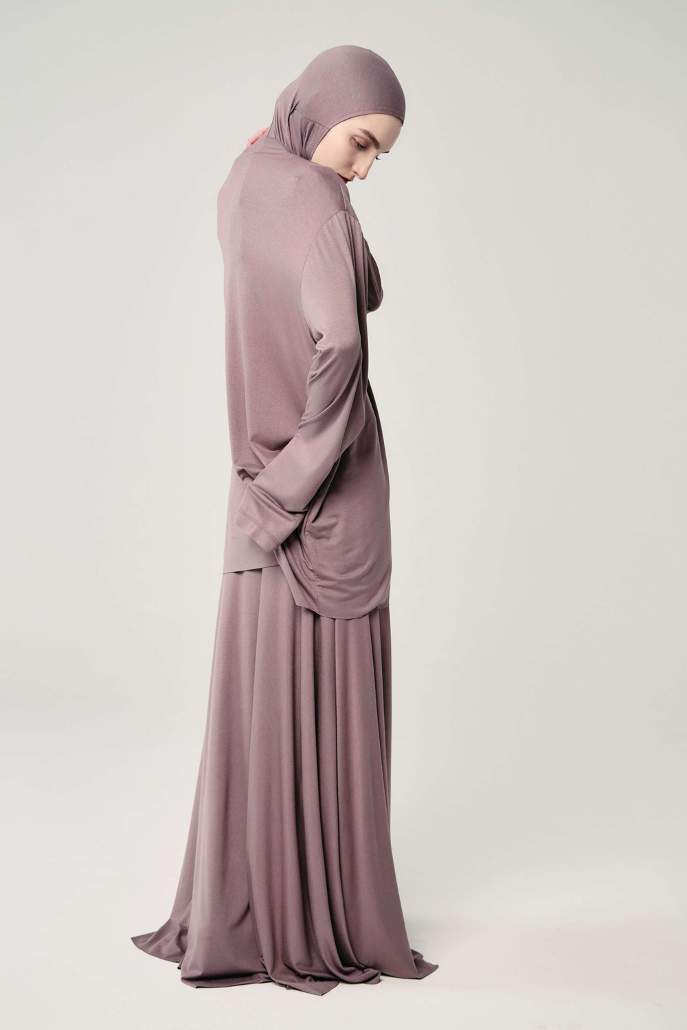 Юбка база широкая мокко