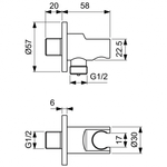 Комплект для встройки 7 в 1 Ideal standard CERATHERM C100