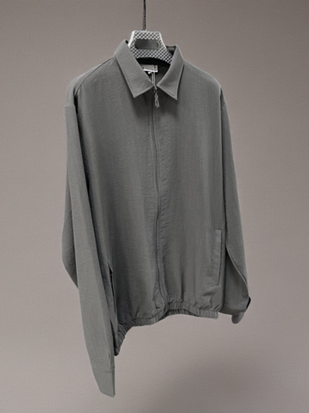 Рубашка BGLS на молнии  #A0512 (сер.)