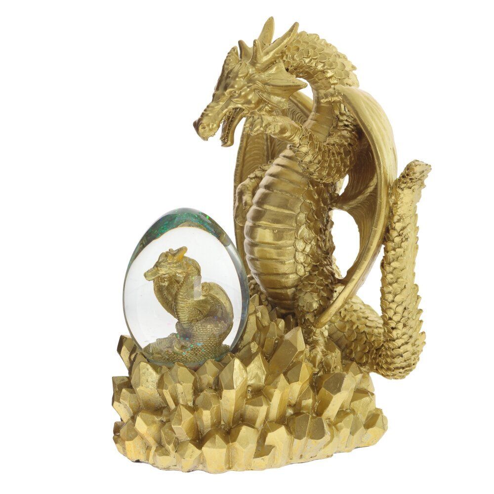 GAEM Фигурка декоративная в стекл.шаре "Дракон", D 7 см, L15,5 W16 H22 см, 2в.