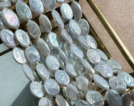 Жемчуг натуральный бусина 10-14мм (1 штука)