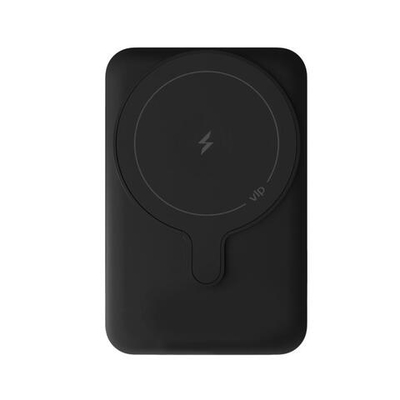 Внешний аккумулятор MagSafe с подставкой VLP Power Bank (10000 мА·ч) Беспроводная зарядка: Qi 15 Вт. Проводная зарядка: USB-C. Есть LED-индикация и поддержка PD. Энергоёмкость — 38,5 Вт·ч. Максимальная выходная мощность — 20 Вт