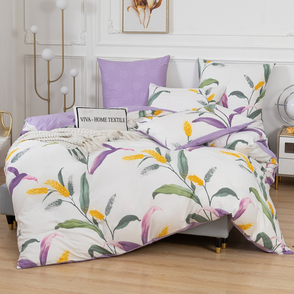 Комплект постельного белья Делюкс Сатин 100% хлопок L456