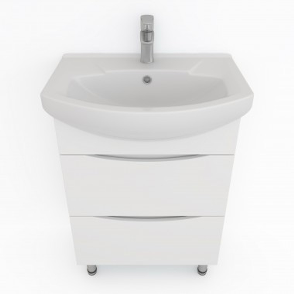 Тумба «МИШЕЛЬ-60» с умывальником ЭЛЕГАНС-60