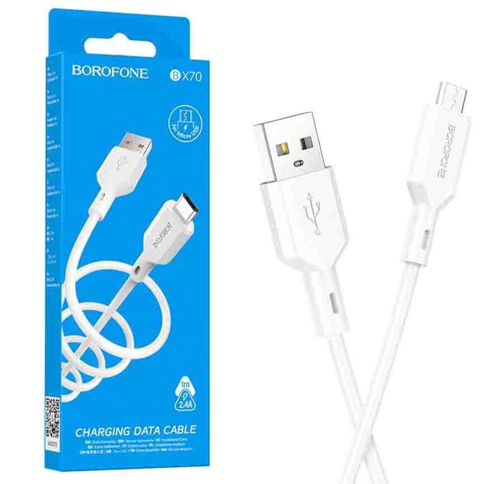 Кабель USB - Micro BOROFONE BX70 (черный) 1м