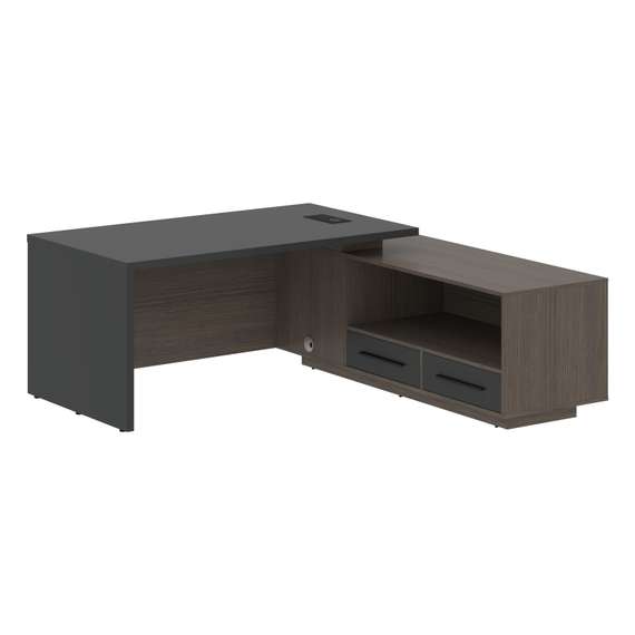 Стол руководителя с тумбой VCT 1919(R)  1900х1900х750 VELION