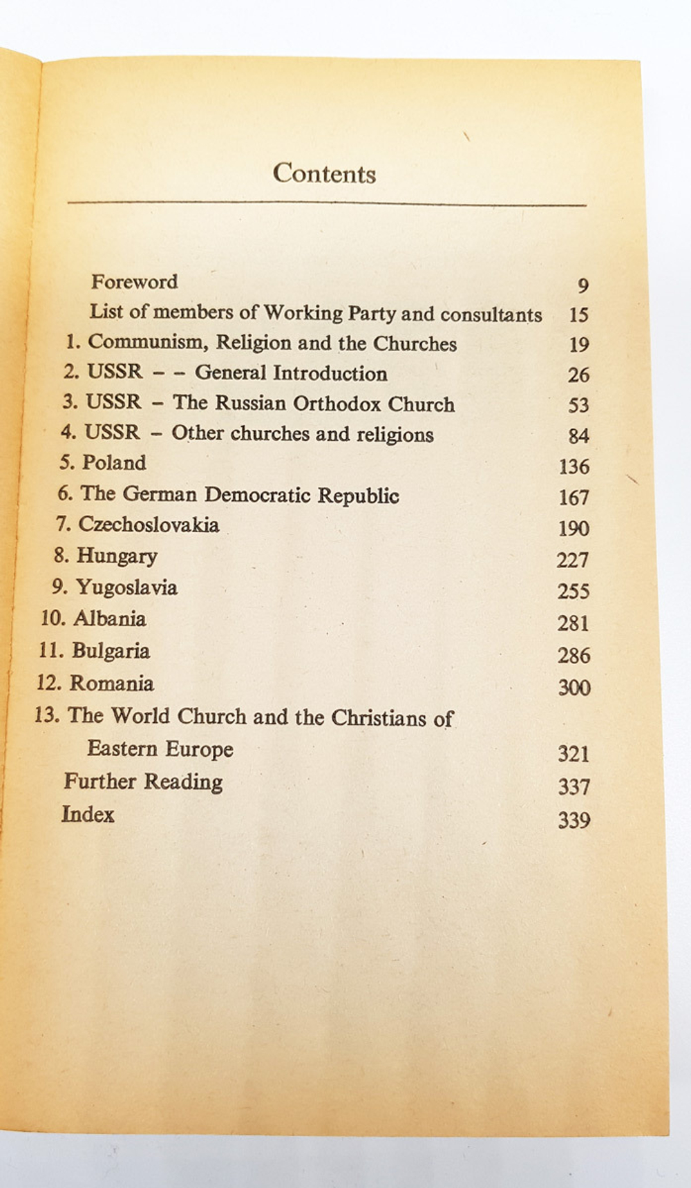 "Discretion and valour. Religious conditions in Russia and Eastern Europe"