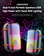 Беспроводная колонка Sing-e JQS-4401 (4"х2/20W) Multucolor