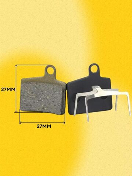 Тормозные колодки для электросамоката, велосипеда (ширина 27 мм, высота 27 мм) G-011