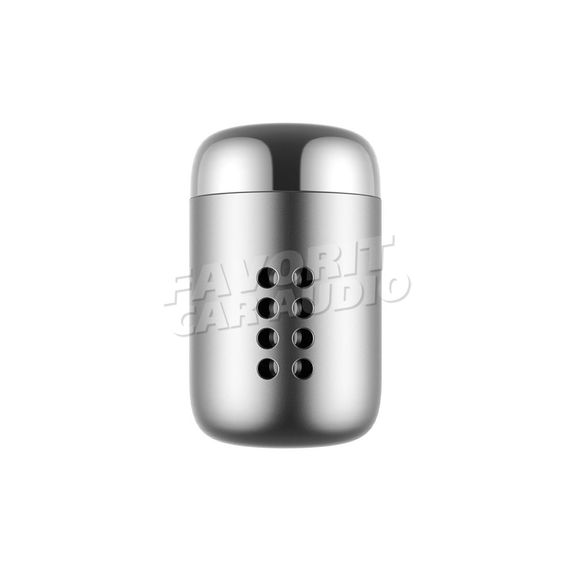 Ароматизатор Baseus Little Fatty металл 2 вида запахов серебряный