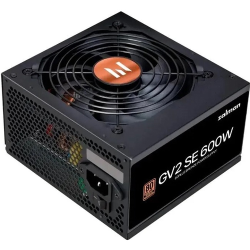 Блок питания Zalman 600W GV2 SE, 120 мм, 80 PLUS Bronze (ZM600-GV2SE)