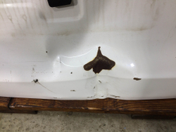 Крышка багажника Hyundai Santa Fe 4 (TM) 18-23 Б/У Оригинал 72800S1100