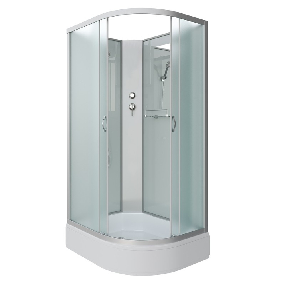 Душевая кабина Niagara Classic NG-33184-14LBK (110х80х200) средний поддон(26см),стекло матовое,4 места