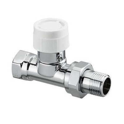 Клапан термостатический прямой Oventrop CV 9 - 1/2" (ВР/НР-американка, PN10, Tmax 120°C, KVS 1.0)