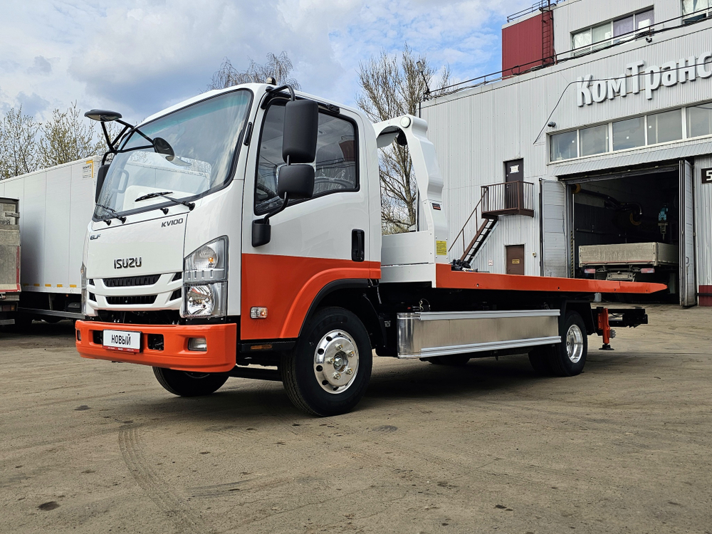 ISUZU ELF 4.5 т. эвакуатор со сдвижной платформой