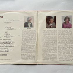 Винтажная виниловая пластинка LP И. Штраус, Летучая Мышь (СССР 1981)