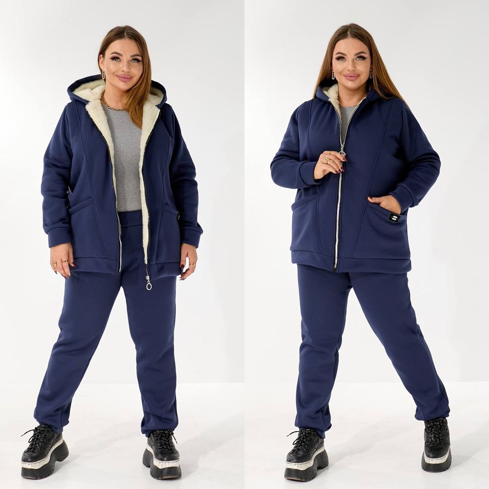 Костюм с мехом УК-5478-2 Фабрика Моды