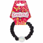 Резинка для волос 1шт «Франка», цвет черный, d-5,5см