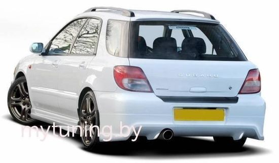 Накладка на задний бампер для Subaru Impreza 2 WRX estate