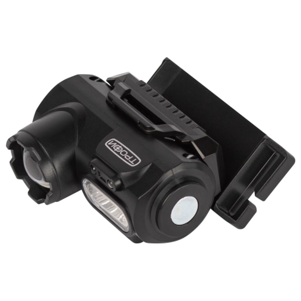 Фонарь налобный светодиодный Трофи GA-103 аккумуляторный 3 Bт сенсорное управление магнит клипса 6 режимов