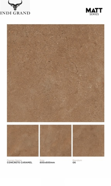 Керамогранит matt 60х60 concrete caramel