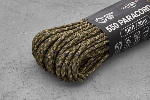 Паракорд A-550 multi camo, 1 метр