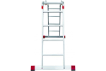 ЛЕСТНИЦА-ТРАНСФОРМЕР НОВАЯ ВЫСОТА 4Х4 АЛЮМИНИЕВАЯ ПРОФЕССИОНАЛЬНАЯ NV 3320