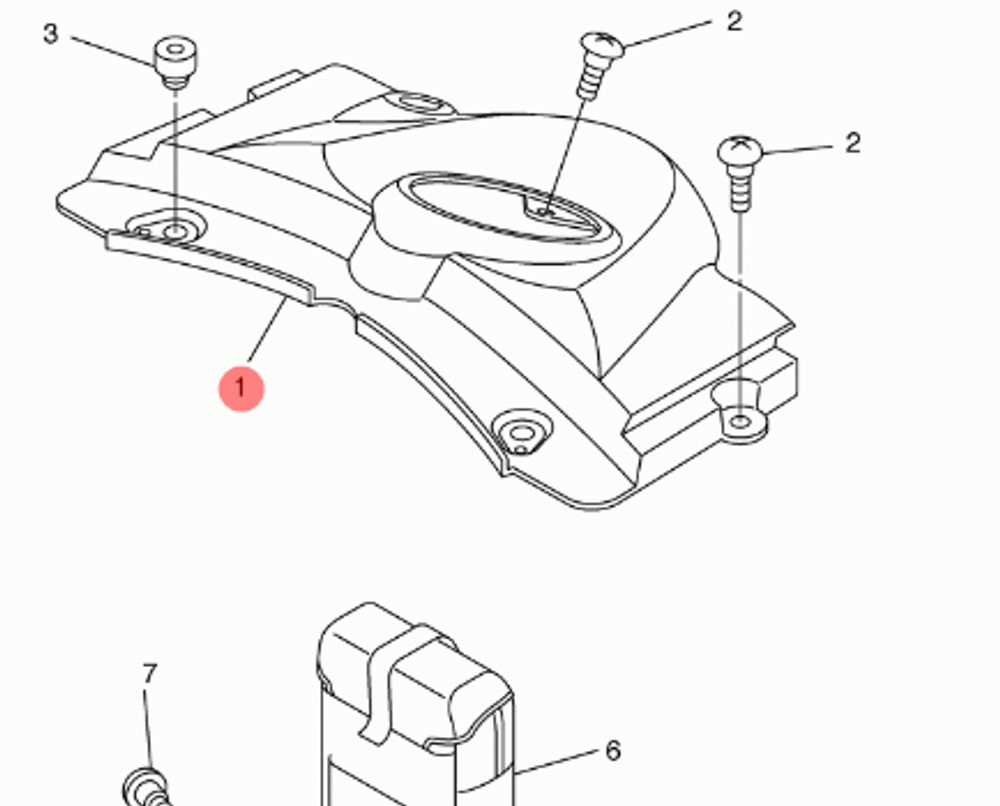 Панель для снегоходов Yamaha RS Viking Professional 8FN777110000