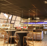 Стул прозрачный барный Siesta Contract Opera Bar 75, янтарный