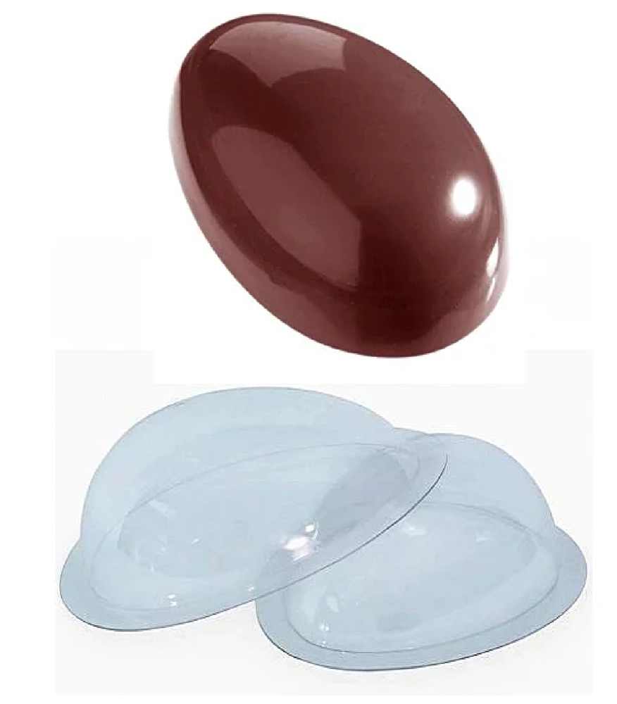 Форма для шоколада Яйцо БОЛ. 115*185*57Мм, пластик, (Россия)