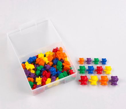 Материал счетный фигурки «Мишки с рюкзаками»