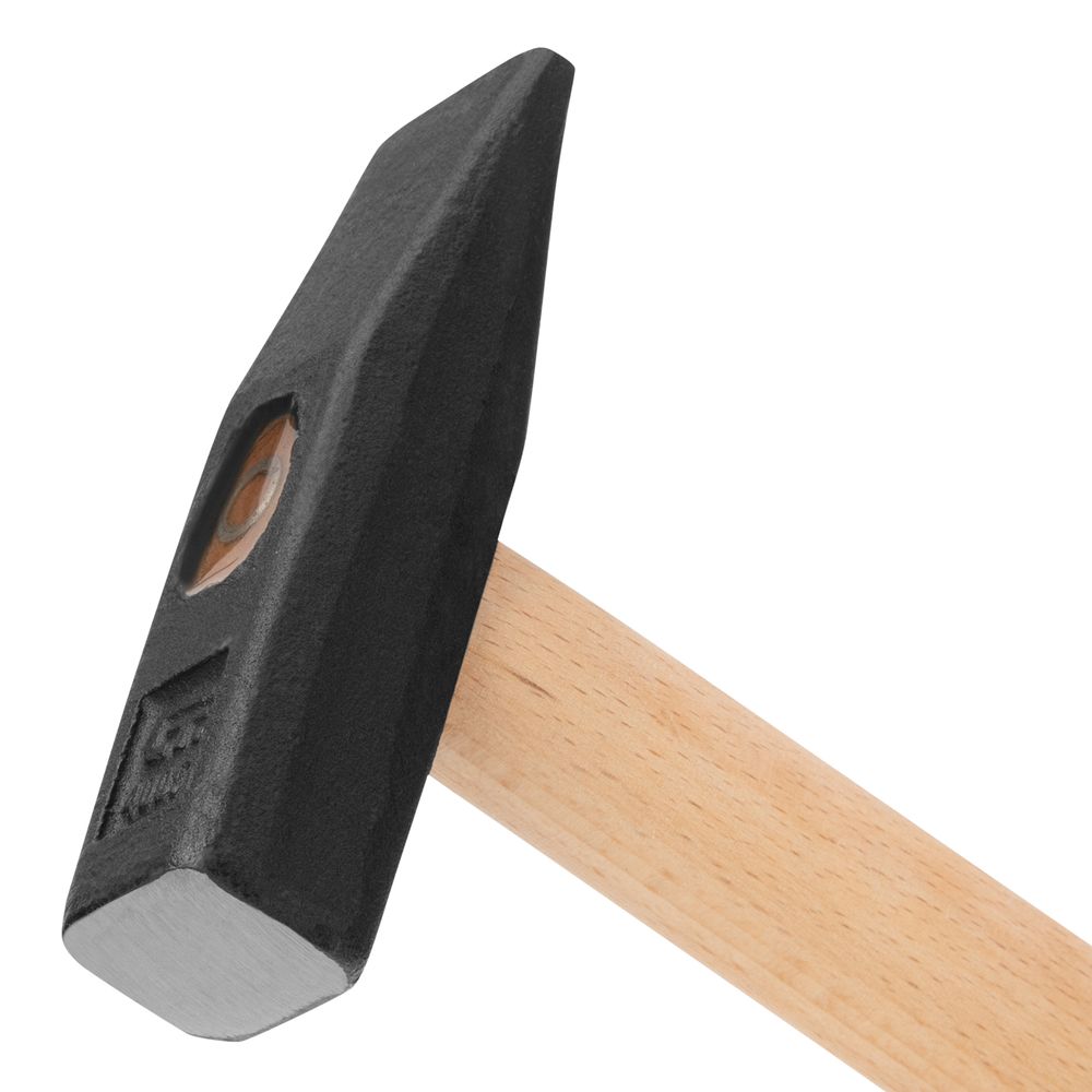 Молоток слесарный, 400 г, квадратный боек, деревянная рукоятка Сибртех, 10216