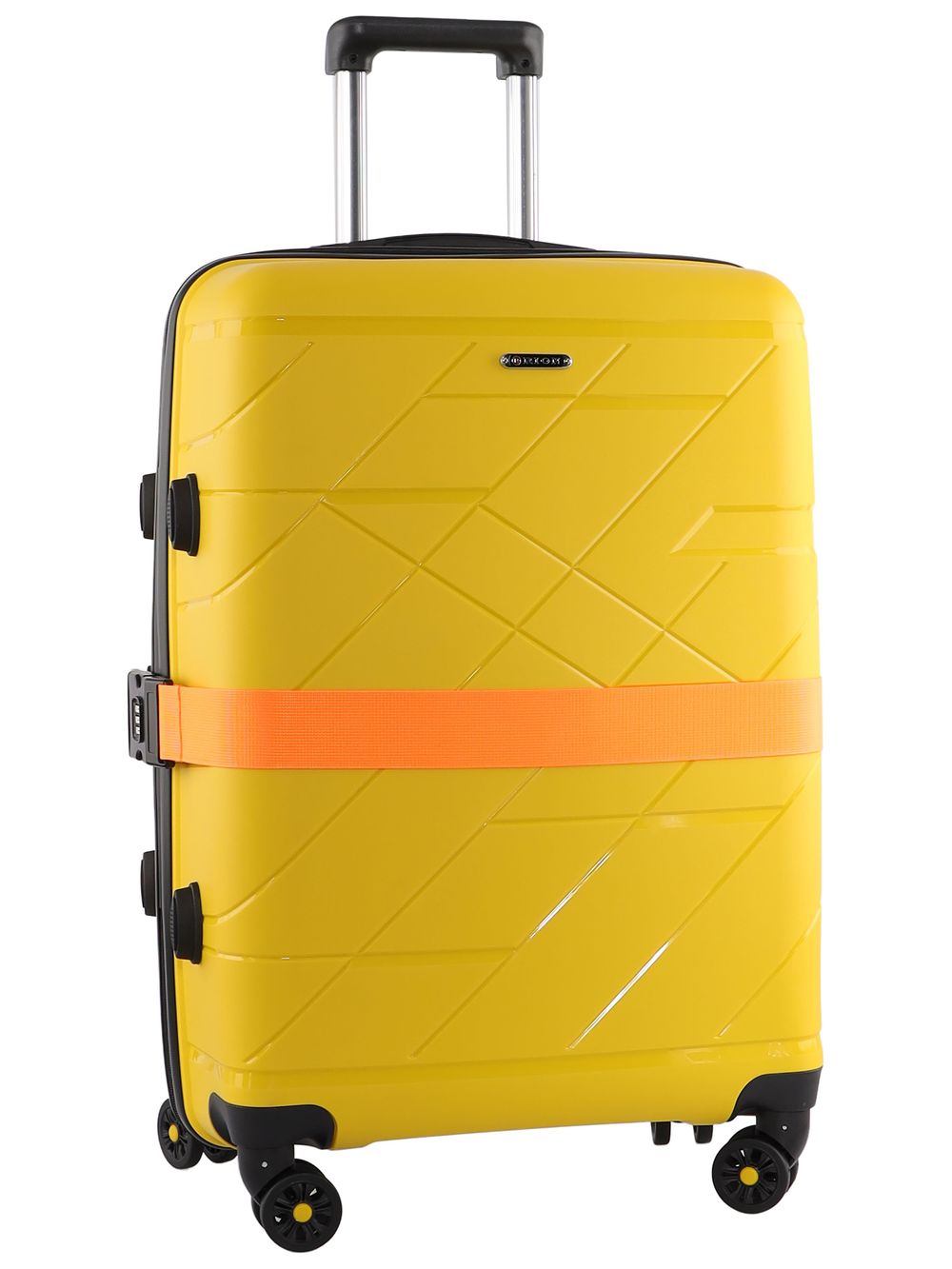 Чемодан 463 / С ремнем / Полипропилен