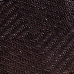 Комплект "PELANGI" (стол со стеклом + 4 кресла) с подушками, ротанг, кресло 65х65х77см, стол диаметр 64х61см, walnut (грецкий орех)