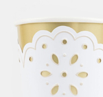 Стаканы "Белое кружево" 8 шт.