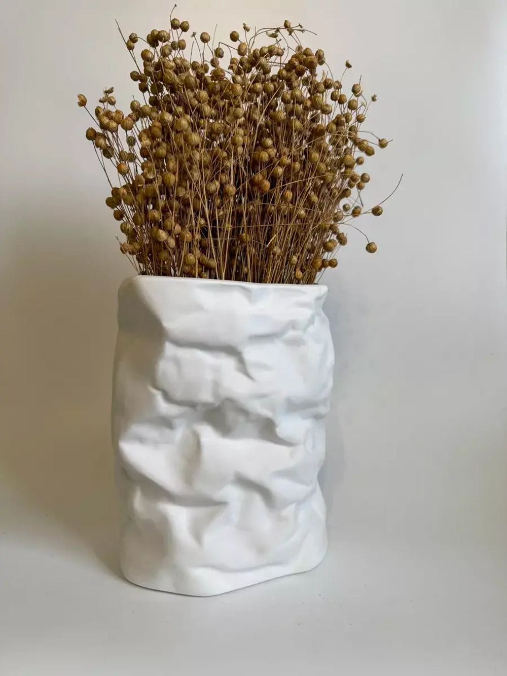 Ваза Эллипс для сухоцветов и декора