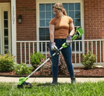 Триммер аккумуляторный GREENWORKS GD40LT 40V, 38 см, АКБ 8Ач и ЗУ 2112207UH