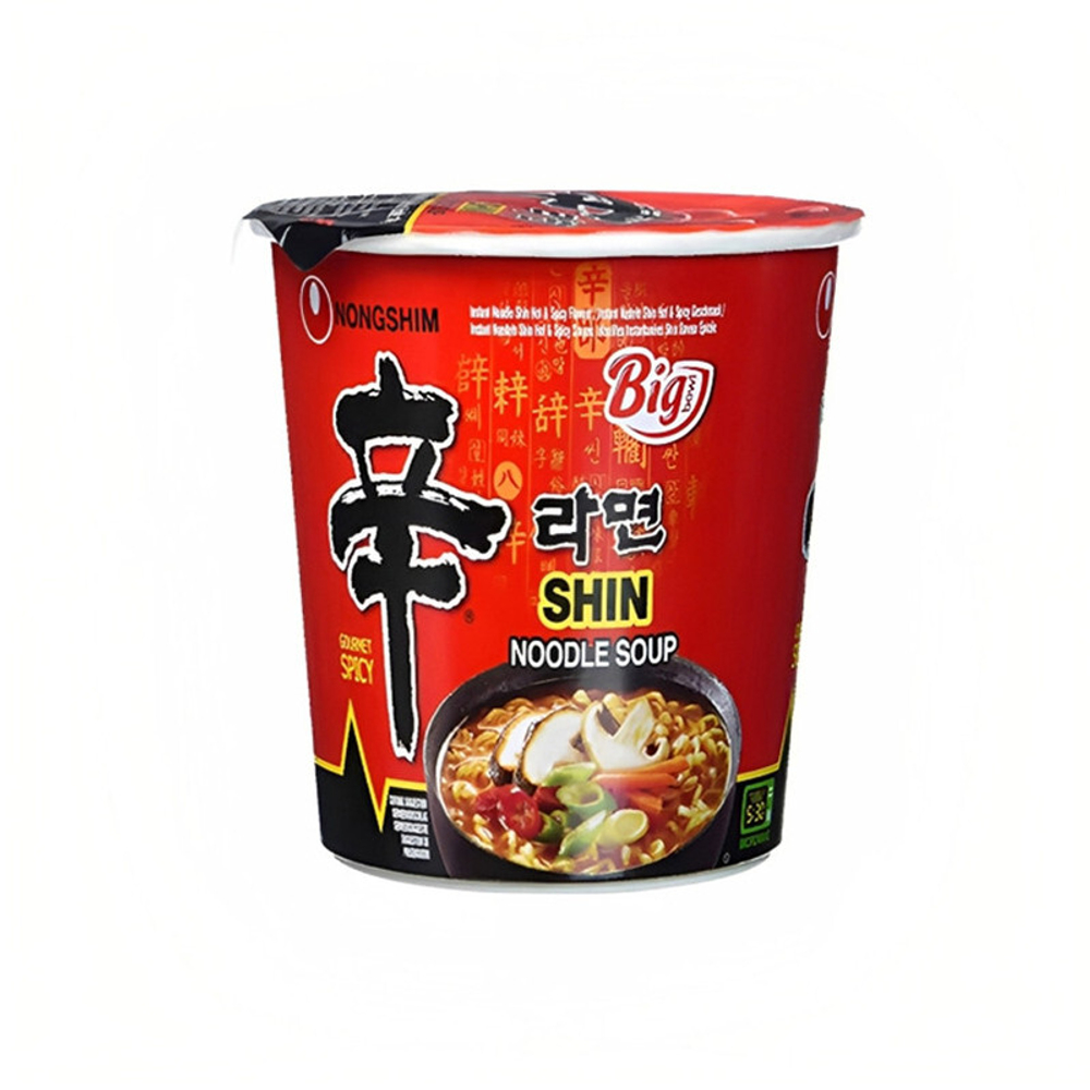 Лапша быстрого приготовления Шин Рамен Nongshim, стакан 68 г